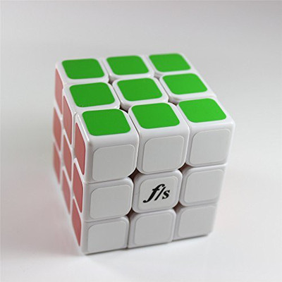 

Goodplay New Fangshi Guangying Magic Cube Speed Puzzle Sticker 3X3X3 Puzzle Cube White(+ One Customize Cube Bag)(1 Pieces)