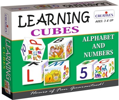 

Creative Educational Aids Learning Cubes - Alphabet and Numbers(12 Pieces)