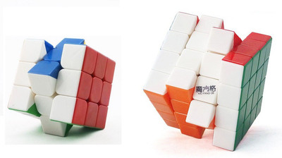 

Emob Magic Rubik Cube Puzzle Combo - 3x3x3 & 4x4x4(2 Pieces)