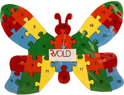 

RVOLD learning.alhabetsnumbers.butterfly(26 Pieces)
