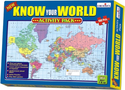

Creative Education Know Your World-Activity Pack(100 Pieces)