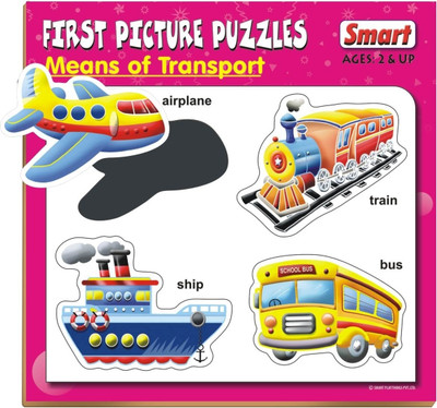 

Smart First Picture Puzzles - Means of Transport(4 Pieces)
