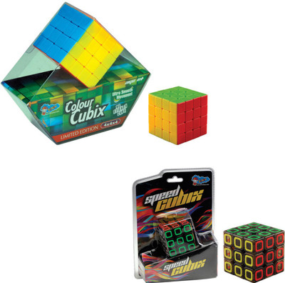 

Sunny New Colour Stickerless 4x4 And Sspeed Cube Twin Pack(2 Pieces)