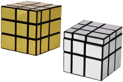 

Mayatra's Shengshou Mirror Cube Silver + Golden Combo Pack Puzzle (Gold/Silver)(2 Pieces)