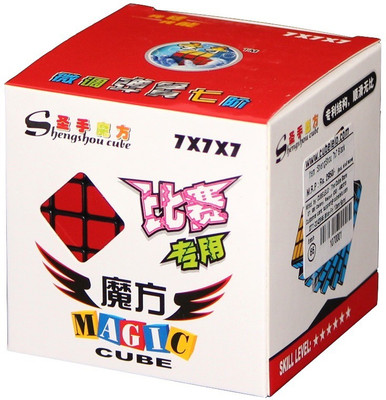 

Shengshou 7x7 Cube Black Twisty Magic Puzzle(1 Pieces)