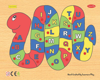 Learners Play Alphabet on Snake Puzzle(26 Pieces) Learners Play Alphabet on Snake Puzzle(26 Pieces)