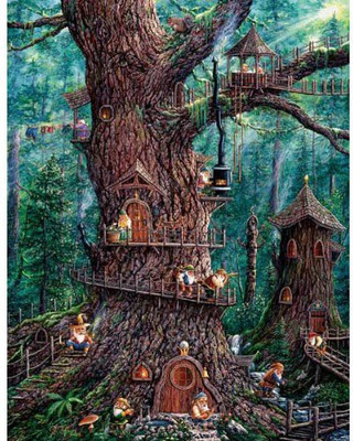 

SunsOut Forest Gnomes - 1000 Large Piece Jigsaw Puzzle By Sunsout Inc.(1000 Pieces)