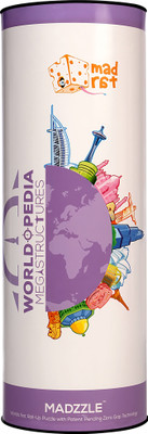 MadRat Games Madzzle Worldopedia Megastructures(120 Pieces)