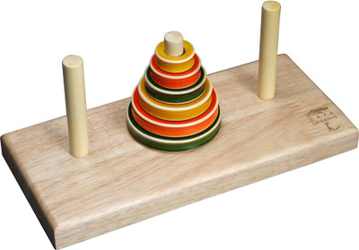 Maya Organic Tower Of Hanoi (Puzzle)(1 Pieces) Maya Organic Tower Of Hanoi (Puzzle)(1 Pieces)