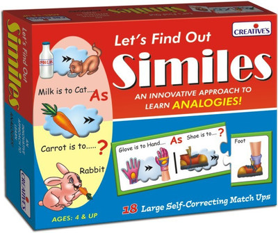 

Creative Educational Aids Let's Find Out Similes(36 Pieces)