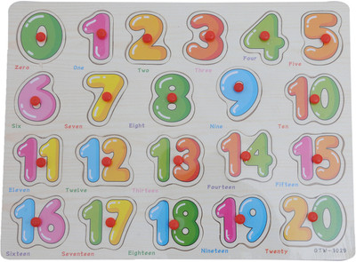 

Happy Kidz WOODEN NUMERICAL PUZZLE(21 Pieces)