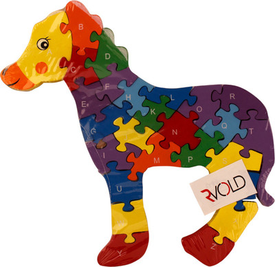 RVOLD Animal Shaped Learning Toy With A-Z English Alphabets and Numbers(26 Pieces)