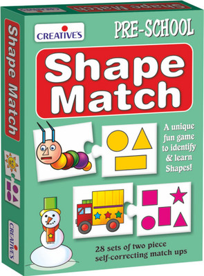 

Creative Educational Aids Shape Match(56 Pieces)