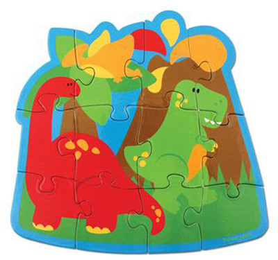 

Stephen Joseph Inc Play And Color Puzzle - Dino(12 Pieces)