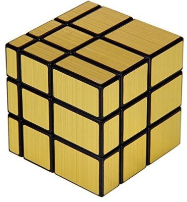 

Olymstore Shengshou 3X3X3 Mirror Brain Teaser Magic Cube Puzzle Toy Gold(1 Pieces)