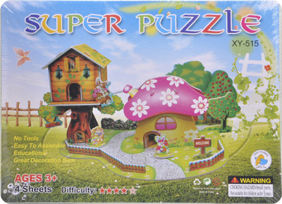 

Shubh Upahaar 3D Garden Puzzle (Great Decoration Item)(50 Pieces)