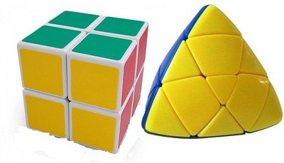 

Mayatra's Combo Of Shengshou Magic 2X2X2 WIth Shengshou Master Pyramorphix Puzzle Cube Magic Cube Puzzle (2cubes)(2 Pieces)