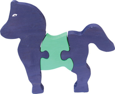 

Enigmatic Woodworks Wooden Jigsaw Puzzle - Horse(3 Pieces)