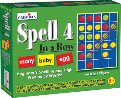 

Creative Educational Aids Spell 4 in a Row(40 Pieces)