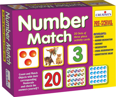 

Creative Educational Aids Number Match(60 Pieces)