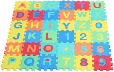 

Kiddy 10Pcs Numbers (0-9) & 26Pcs Alphabet (A-Z) Puzzle Mat 2 In 1 PMS-9005(36 Pieces)