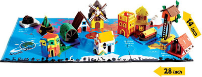 

Imagimake Houses on the Map Worldwide(100 Pieces)