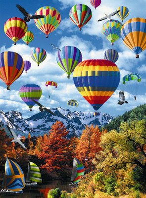 

Noris Puzzle 500pcs W.3deffects Hot-Air Ballon(500 Pieces)