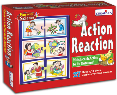 

Creative Educational Aids Action Reaction(54 Pieces)