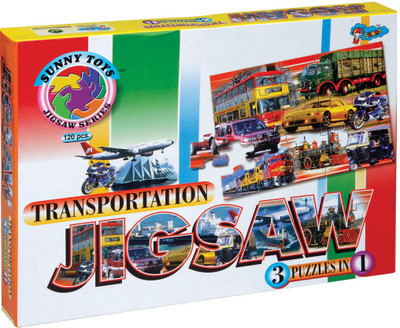 

Sunny Jigsaw Big-Transport(120 Pieces)