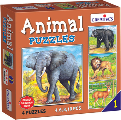 

Creatives Animal Puzzles(28 Pieces)
