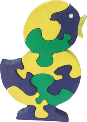 Enigmatic Woodworks Wooden Jigsaw Puzzle - Singing Bird(9 Pieces)