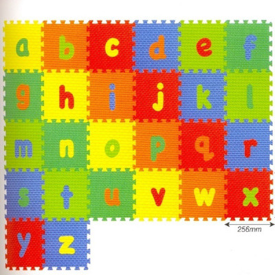 

Kiddy 26Pcs Alphabet (A-Z) Puzzle Mat PMS-9007(26 Pieces)