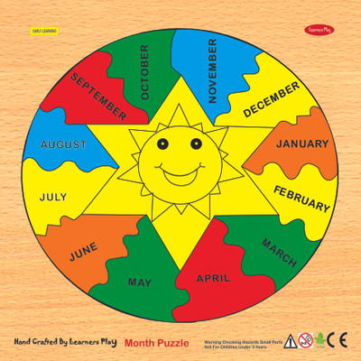 16% OFF on Learners Play Month Puzzle(12 Pieces) 16% OFF on Learners Play Month Puzzle(12 Pieces)