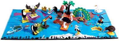 

Imagimake Birds on the Map Worldwide(100 Pieces)