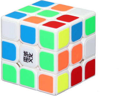 MoYu HuaLong 3x3 White Speed Cube(1 Pieces)