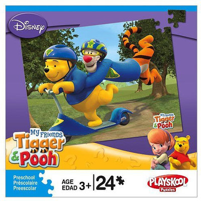 

Hasbro the Pooh And Tigger 24 Piece Scooter Puzzle(24 Pieces)