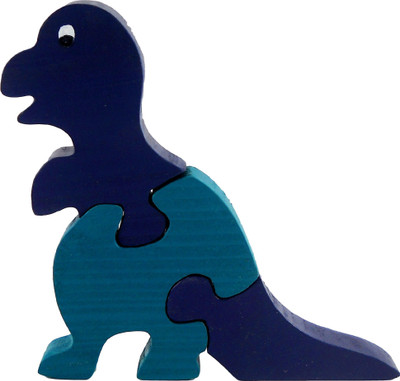 

Enigmatic Woodworks Wooden Jigsaw Puzzle - Dinosaur(3 Pieces)