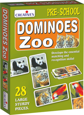 

Creative Educational Aids Dominoes Zoo(28 Pieces)