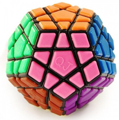 QJ MegaMinx (Tiled) Black(1 Pieces)