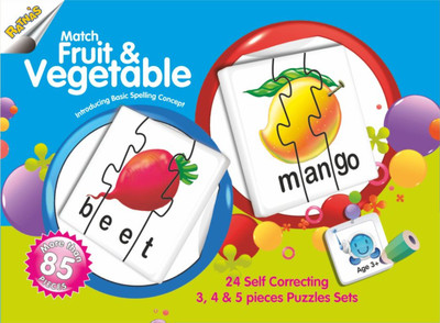 

Ratnas Match The Fruit & Vegetable(85 Pieces)