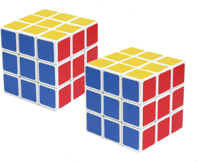 

Tuelip Multicolor Sticker less Rubik's Cube For Kids (2 Pieces)(2 Pieces)