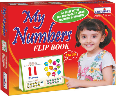 

Creative Educational Aids My Numbers Flip Book(40 Pieces)