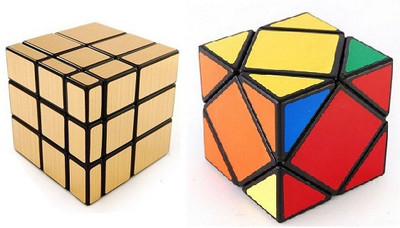 

Mayatra's Combo Of Shengshou Magic Puzzle Square 3x3x3 Cube & Shengshou 3x3 Mirror Cube, Gold (2 Cubes)(2 Pieces)