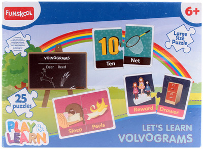 

Funskool Let's Learn Volvograms Game(25 Pieces)