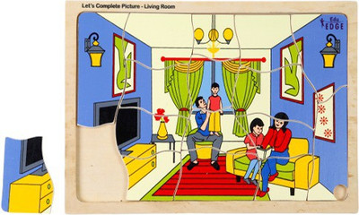 

Eduedge Let'S Complete Picture - Living Room(16 Pieces)