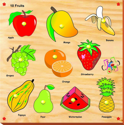 

Instabuyz Kinder Creative Fruits with Knobs(10 Pieces)