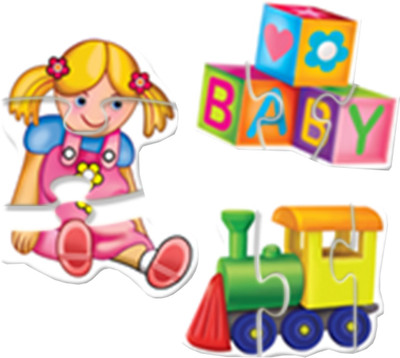 

Toy Kraft Toys 3 Pieces  Kiddo Puzzle(3 Pieces)