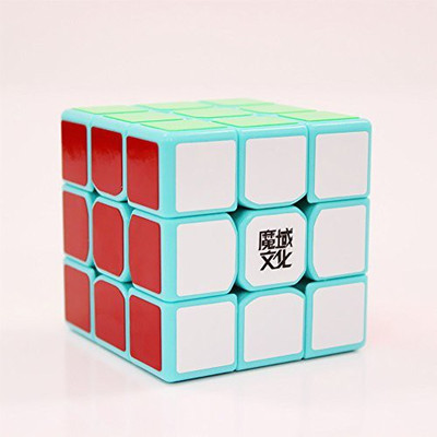 

Goodplay Moyu Tanglong 3X3X3 Sticker Speed Cube Puzzle Cyan(+One Cube Bag)(1 Pieces)