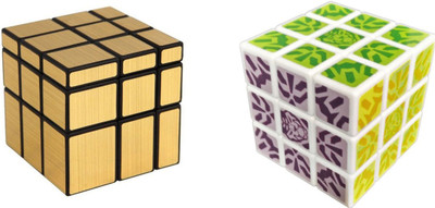 

ShopperBay Gold Mirror Cube and Kung Fu Cube Combo(2 Pieces)