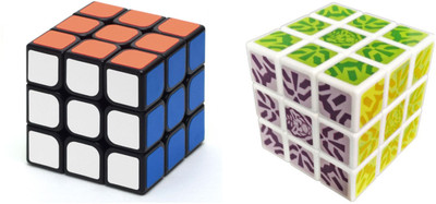 

ShopperBay 3x3x3 Black Magic and KungFu Combo(2 Pieces)